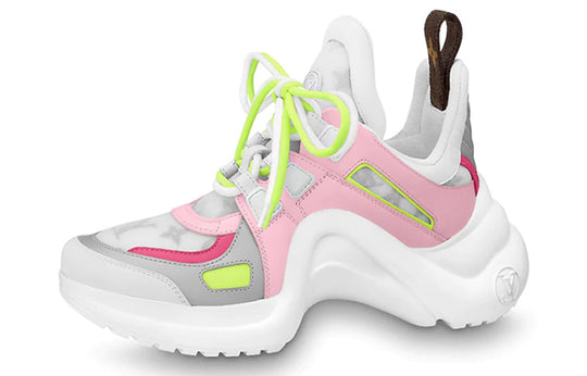 Louis Vuitton Black and Pink Archlight Sneakers