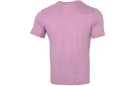 Air Jordan Wordmark Classic Flying Man Logo Short Sleeve T-shirt Purple CK4213-580 T-shirts  -  KICKSCREW