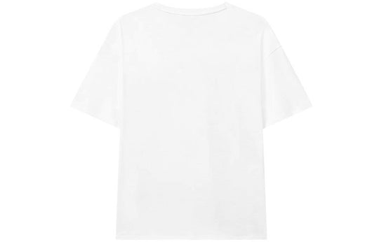 (WMNS) FILA Sports Character Illustration Printing Short Sleeve White T-Shirt F11W128130F-WT