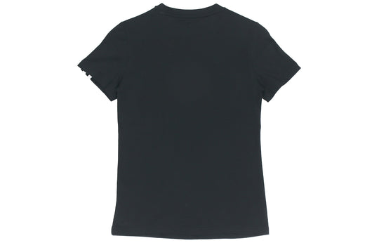 (WMNS) adidas W 3s T Sports Round Neck Short Sleeve Black T-Shirt GL0784