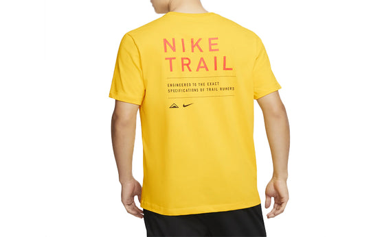 Nike AS Men's NK Dry Tee Trail Speed Yellow CT3858-735