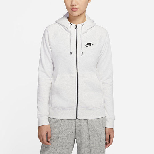 (WMNS) Nike Running Sports Knit Hooded Jacket White BV4123-051