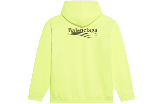 (WMNS) Balenciaga Alphabet Logo Yellow Hoodie 578135TJVD47110