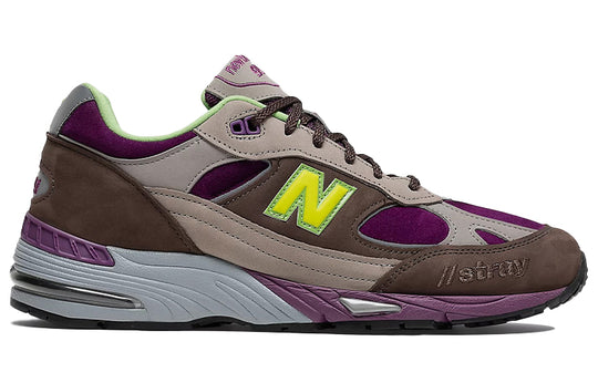 (WMNS) New Balance Stray Rats x 991 Made in England 'Purple Green' W991SRG