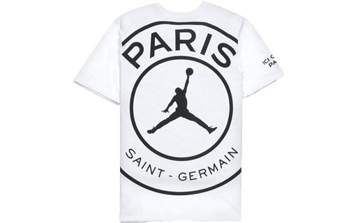 Air Jordan x Paris Saint-Germain Logo Tee White BQ4273-100
