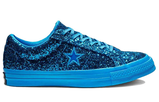 Converse One Star Shoes Blue 162619C