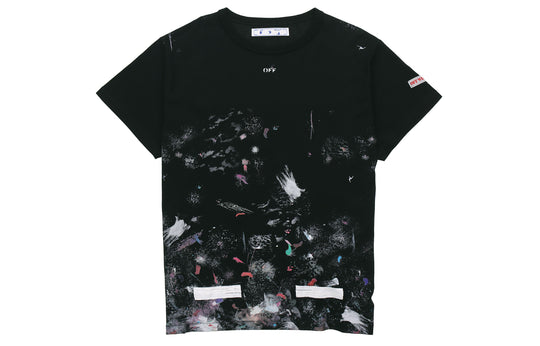 Off-White Seeing Things Washed T-Shirt 'Black' OMAA002G20JER0089901 ...