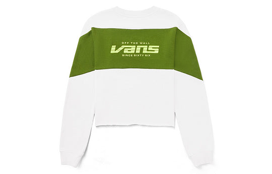Vans Colorblock Round Neck Pullover Hoodie White VN0A4DR8J92