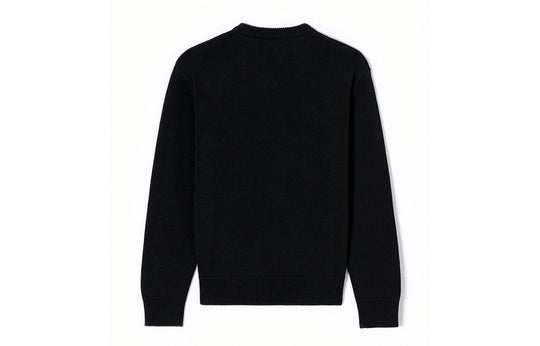 KENZO SS20 Long Sleeves Pullover Knit Black FA5-2PU507-808-99