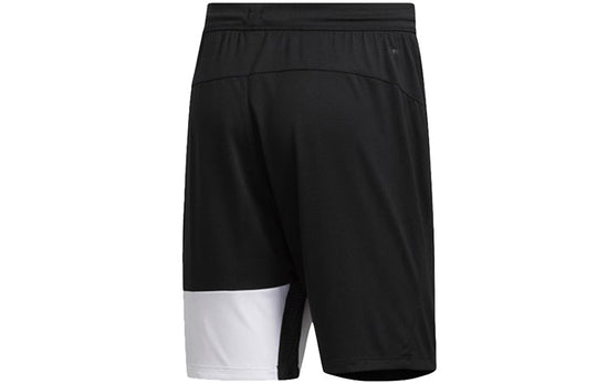 adidas Athleisure Casual Sports Breathable Shorts Black White FL4448 ...