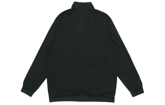 Men's adidas 3s Tt Tric Stripe Sports Stand Collar Jacket Autumn Black H46099