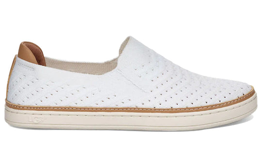 (WMNS) UGG Sammy Chevron Sneaker 'White' 1102560-WHT