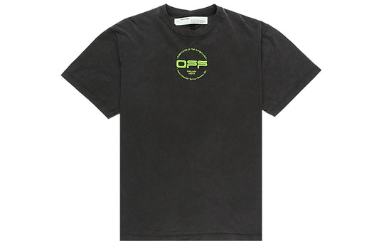 Off-White Hand Logo Slim T-Shirt Short Sleeve Black OMAA027R201850131088