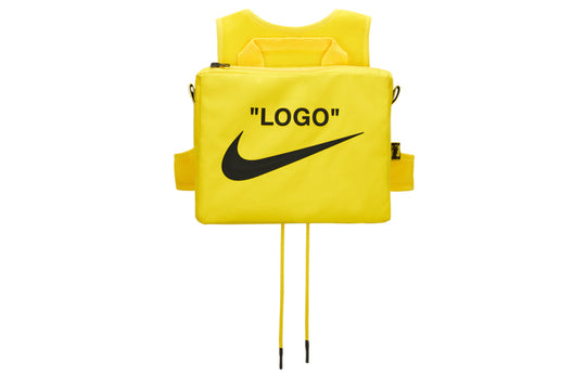(WMNS) Nike x Off-White Crossover Utility Casual Sports Detachable Backpack Vest Autumn Optical Yellow (Women's) BV8054-731 US XL