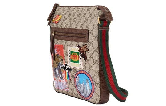 Gucci Embroidered Tiger Messenger Bag w/ Tags - Black Crossbody Bags,  Handbags - GUC505852