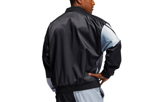 adidas Dame Vis Bom Contrasting Colors Basketball Sports Jacket Black GL7089