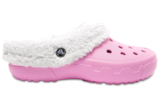Crocs Mommoth Evo Clog Lightweight Wear-resistant Stay Warm Sports Slippers Pink 12878-6U5