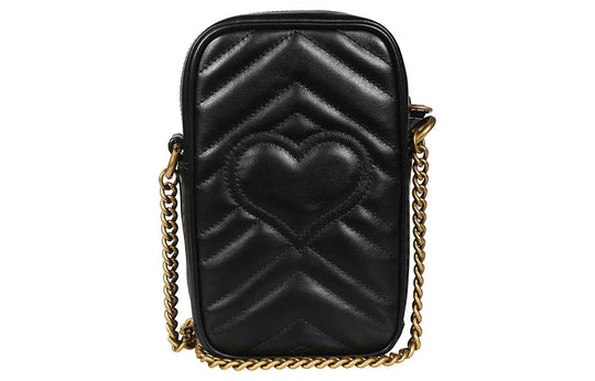 (WMNS) GUCCI GG Marmont Mini-Sized Single-Shoulder Bag Black 598597-DTDCT-1000