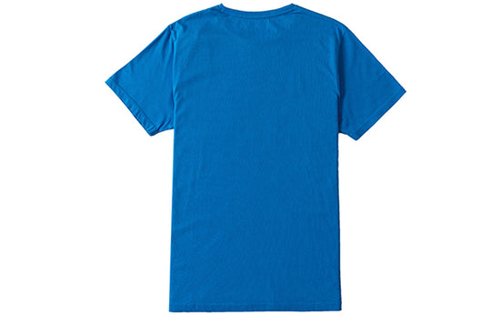 Men's Timberland Round Neck Printing Short Sleeve Blue A1X1GQ65