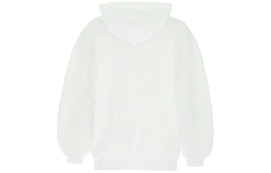 Balenciaga SS21 Logo Printing Hoodie White 641529TJVI69040