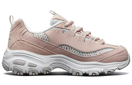 (WMNS) Skechers D'lites 1.0 Light-Pink/White 13144-LTPK Athletic Shoes  -  KICKS CREW