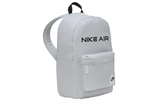 Nike Athleisure Casual Sports Brand Logo Large Capacity Backpack One Size Unisex Gray White Graywhite DC7357-025