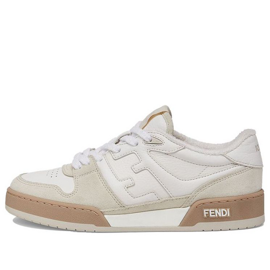 FENDI Match Low Top Suede 'White' 7E1493AHH2F1FHS