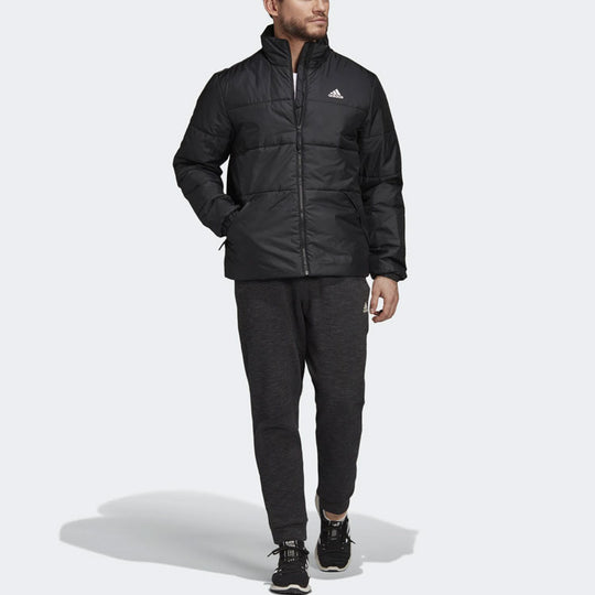 adidas KICKS Jacket 3-STRIPES DZ1396 Black INSULATED - BSC WINTER CREW