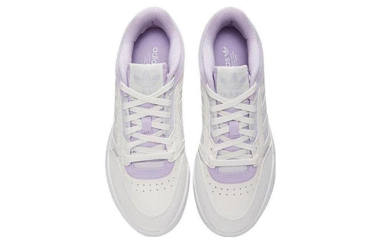 (WMNS) adidas Originals Drop Step Low Wdirectional Shoes 'White Purple' IF2691