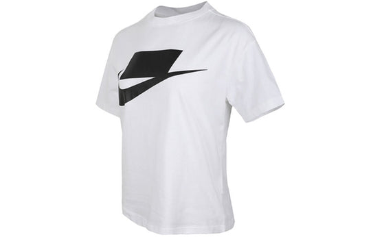 (WMNS) Nike Sportswear Chest Classic Large Logo Short Sleeve White AH4008-102