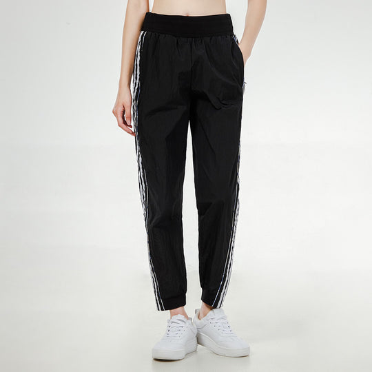 (WMNS) adidas Str W Pt Mix Casual Sports Side Stripe Long Pants/Trousers Black H09726