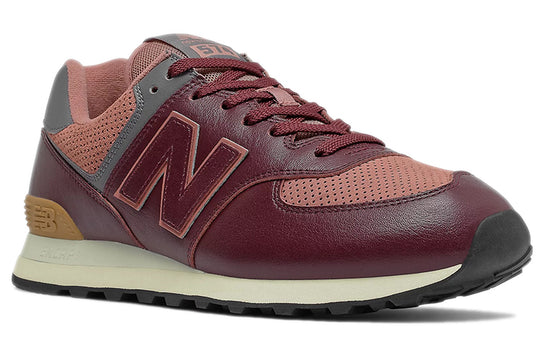 New Balance 574 Series Shock Absorption Wear-resistant Non-Slip Retro Sports Red ML574PX2