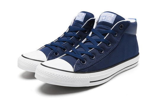 Converse Unisex Chuck Taylor All Star Ctas Street Mid Sneakers Blue 16 ...