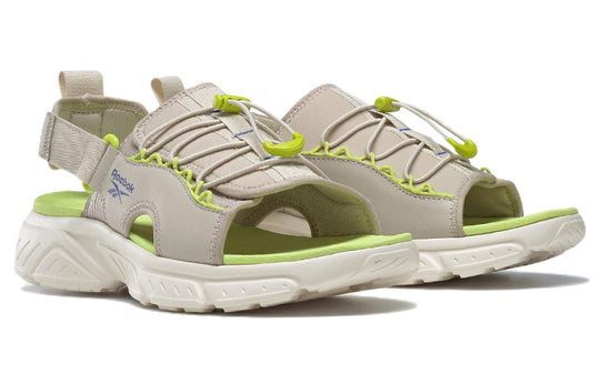 Reebok Hyperium Slides Athleisure Casual Sports Sandals Unisex Brown Green GV7081