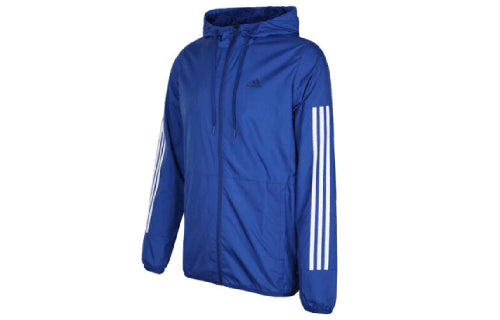 Men's adidas Sports Stylish Woven Blue Jacket DU5182