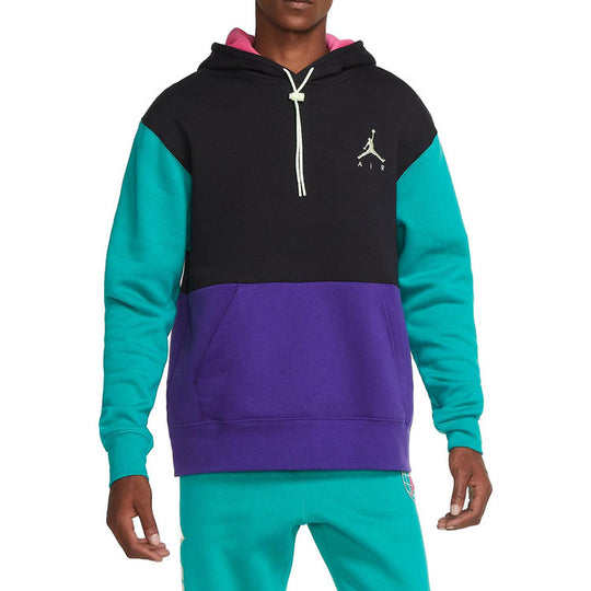 Air Jordan Small Colorblock Casual Sports Long Sleeves Hoodie Men's Colorblock CK6684-011