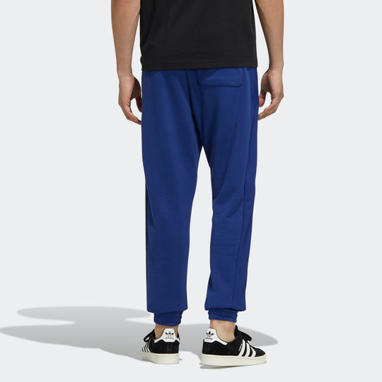 Men's adidas originals Mr Sweatpant Casual Breathable Sports Bundle Feet Long Pants/Trousers Blue HC0360