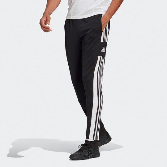 adidas Classic Stripes Logo Knitted Sports Pants Men's Black GK9545