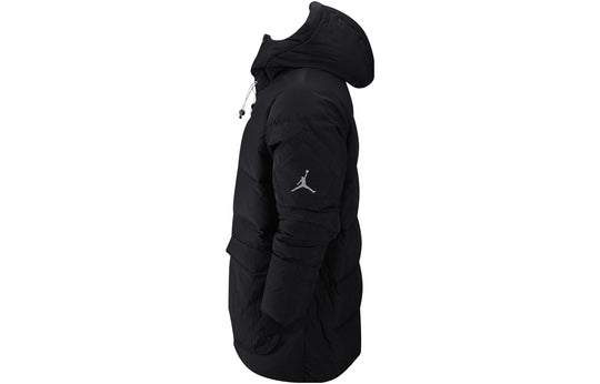 Air Jordan Storage Pocket Detail Hooded Down Jacket Men's Black DZ4552 ...