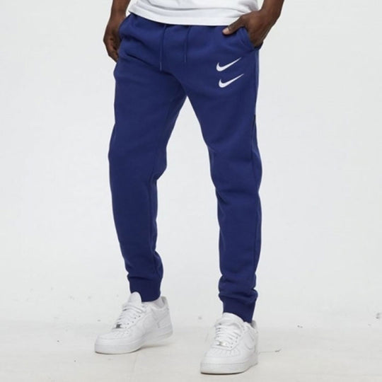 Nike swoosh Embroidered Casual Sports Long Pants Blue DB4956-455