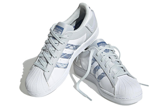 (WMNS) adidas Originals Superstar 'White Gray Blue' IG3005