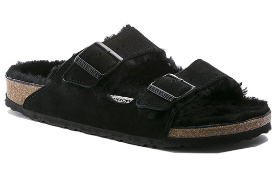 Birkenstock Arizona Fleece Lined Shoe Version Black Unisex 752663