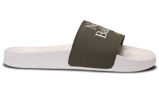 New Balance 200 Slide Casual Shoe Unisex Khaki White SMF200UK