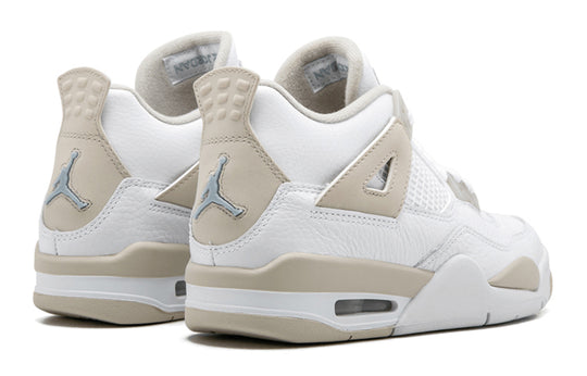 (GS) Air Jordan 4 Retro 'Linen' 487724-118 Big Kids Basketball Shoes  -  KICKS CREW