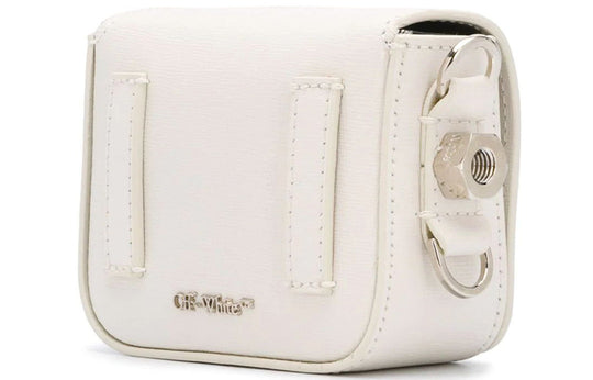 OFF-WHITE Diag Single-Shoulder Bag Mini White OWNA087F20LEA0040110 Messenger Bag - KICKSCREW