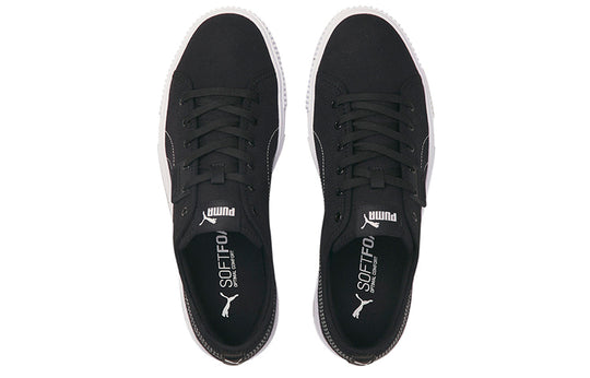 PUMA Ever Cv Casual Skateboarding Shoes Unisex Black White 383865-01
