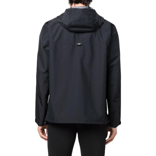 Men's Nike Solid Color Zipper Hooded Jacket Black DM5499-010