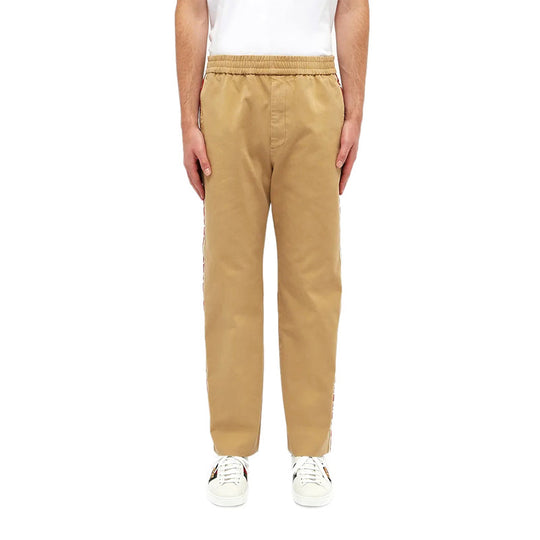 Men's GUCCI Casual Beige Long Pants/Trousers 619070-ZAENK-9727 Casual Pants - KICKSCREW