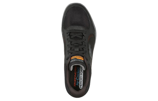 Skechers Flex Advantage 4.0 Running Shoes Black/Orange 232222-BLK ...