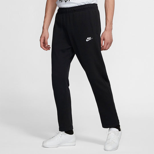 Nike As Men's Nike Sportswear Club Pant OH Ft Sports Trousers Black BV ...